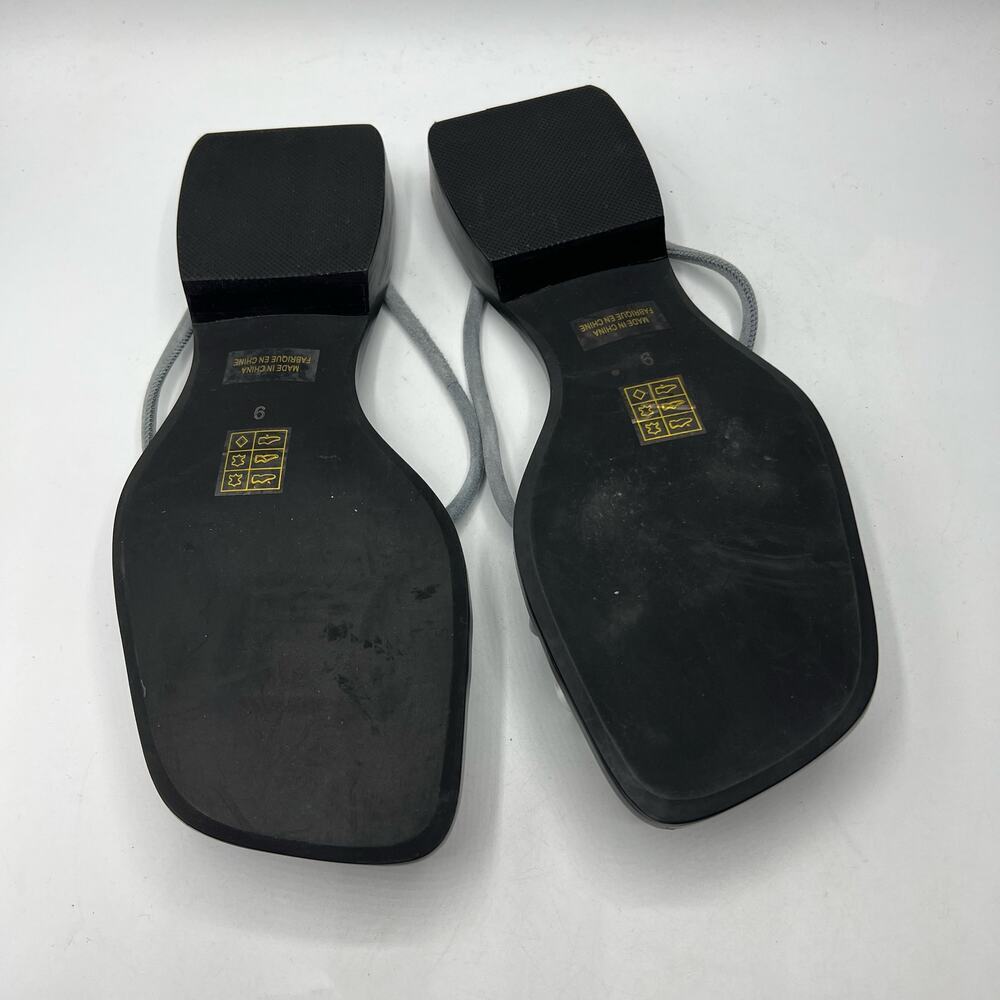 Jeffrey Campbell Suede Islander Slide Sandal Gray US 9 - Picture 3 of 6